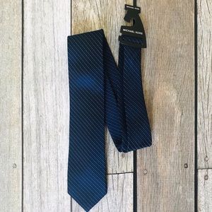 NWOT: Michael Kors | Blue and silver neck tie
